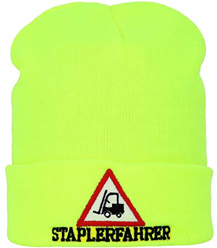 Stickad mössa: Staplfantaster gåva lagerist streetwear vintermössa/ullmössa/huva staplerfan roliga män/kvinnor/tonåringar unisex sjömansmössa/rullmössa/arbetsmössa svart lång beanie mössa en storlek