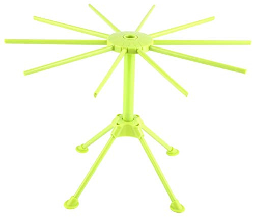 Stendipasta, Stendibiancheria per Tagliatelle per Uso Domestico Pieghevole Stendibiancheria per Spaghetti Asciugacapelli da Cucina Attrezzo da Cucina Facile da Riporre e Configurazione(verde)