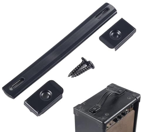 Gitarrenkoffer-Griff, Ersatz für Gitarren-Lautsprecherbox, weicher Kunstleder-Schnallengriff, Werkzeugkoffer-Griff mit 2 Schrauben für Violine