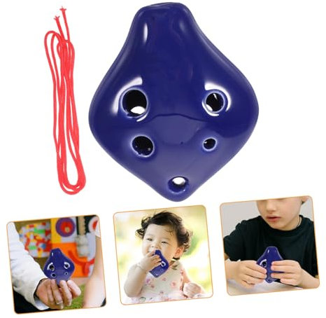 TOYANDONA Ceramic Ocarina Für Anfänger Ocarina Dur Aus Keramik Für Junge Mädchen Und Erwachsene Inkl Notenblatt Und Trageschnur Für Musikliebhaber