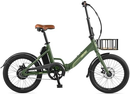 FabricBike Volt Vélo électrique Pliable, Cayman Green Plus, 20