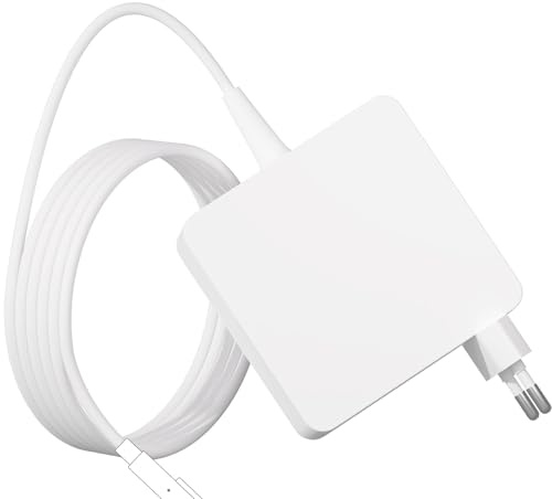 Compatibile con Mac Book Pro caricabatterie, ricambio per Mac Book Pro 60 W L-Tip Shape Connector Adattatore di rete, caricatore per laptop da 13 pollici prima della metà del 2012 e (2006-2010)