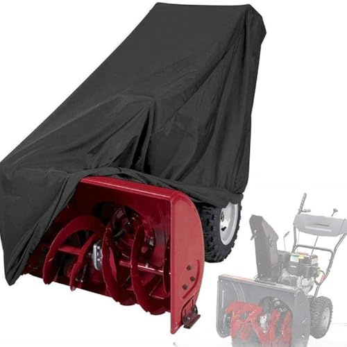 Cubierta para quitanieves resistente al agua que proporciona cobertura completa del equipo y seguridad resistente al viento con práctico cierre de cremallera para un fácil uso al aire libre