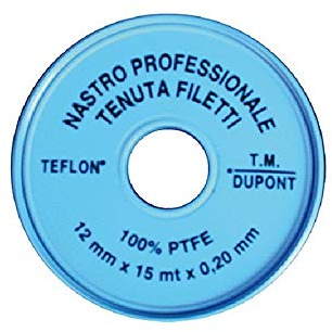 Cinta teflón 'profesional' 3/4 'x 15 mt. X 0,2 Mm CF. 6 unidades