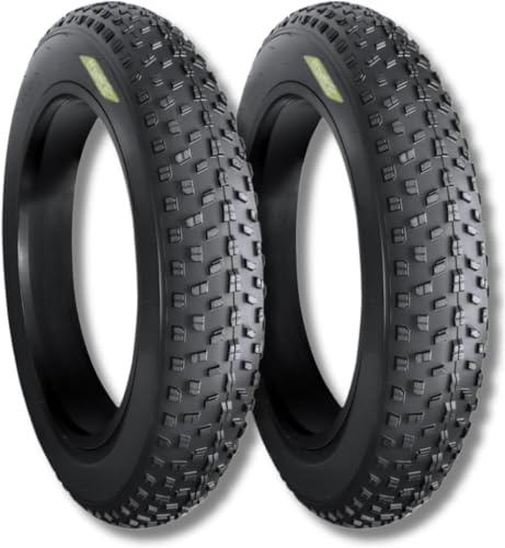 EBC26FBE 2 neumáticos 26 x 4.0 (100-559) para Fat Bike neumáticos con Tacos rígidos para Bicicleta MTB Fat