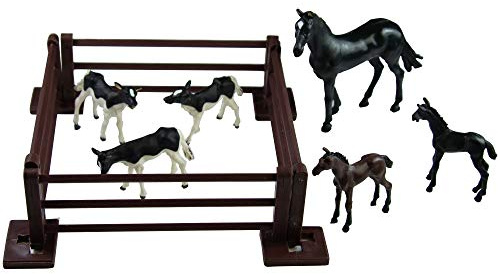 Britains 1:32 Baby Animal Farm Playset, Collectable Farmyard Animal Toys, Compatible with 1:32 Scale Farm Toys, Suitable for Collectors & Children from 3 Years Old