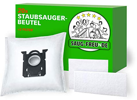 SAUG-FREUnDE | 20 Staubsaugerbeutel für PHILIPS Performer Expert FC8720, FC8721, FC8722, FC8723, FC8724, FC8725, FC8726, FC8727, FC8728, FC8729 (PH1)