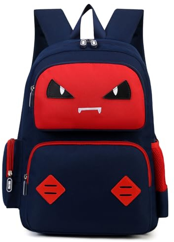 SIVENKE Sac à dos pour enfants Sac d'école pour enfants pour garçons, bleu saphir, 42 x 33 x 11 cm, Rucksack