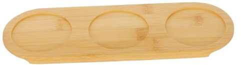 IMIKEYA Sottobicchiere Tavola Di Volo Della Birra Vassoio Del Vino in Legno Bicchieri Da Birra Porta Bicchieri Per Birra Artigianale Tavole Di Degustazione Chocolate Bambù Riutilizzabile