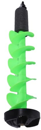 Yechiry Trivella per Ghiaccio, Punta da Trapano Elettrica a Batteria in Nylon Diametro 6 Pollici Lunghezza 29 Pollici con Design Galleggiante per Gli Appassionati di Perforazione del