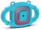 Kitvision Kids Waterproof Digital Action Camera for Children with Accessories (Mounts, Adaptors & 4 GB Micro SD Card), Built-in Microphone and Rechargeable Battery - Clear/Blue