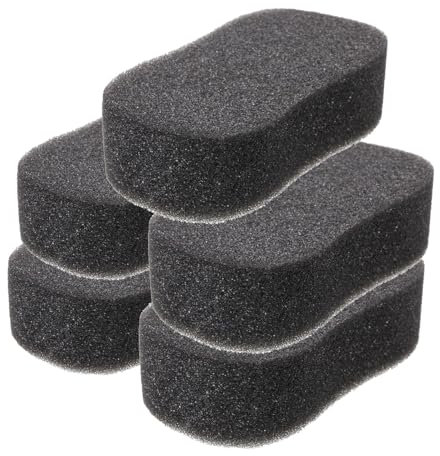 5 esponjas para Lavado de Coche, champú, Suministros de enfermería, Juguetes de Limpieza, Suministros de Aseo para Lengua, Caballo, Kit de Cepillo portátil para Caballo, Herramientas de baño para