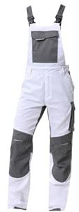 ARDON Latzhose Summer Arbeitshose Malerhose weiß (DE/NL/SE/PL, Numerisch, 56, Regular, Regular, Weiß)