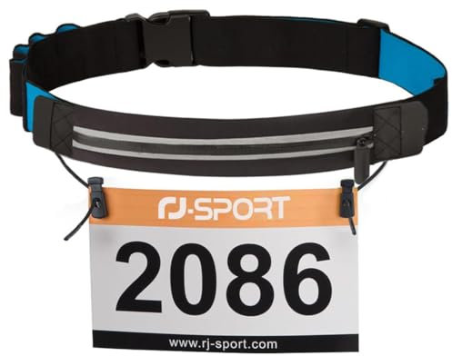 ZKGYUS cinturon running, Cinturón para Correr, Riñonera Running,Cinturón Portátil Deportiva Impermeable Unisex con Cierre Cremallera Tiras Reflectantes y Correa Ajustable