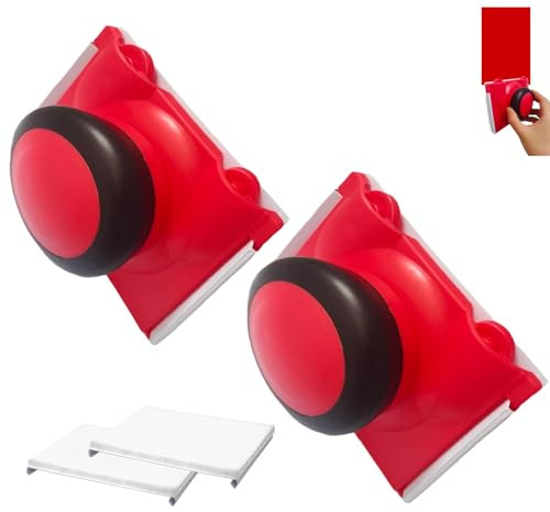 2 Pcs Paint Edger Tool, Multifunctional Paint Edger for Cutting in with Pad Nylon Bristles Edges, Paint Cutting in Tools for Painting Ceiling Cutting for Walls and Ceilings for Cutting Tools