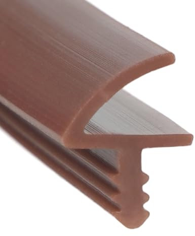 Inscrip Joint de porte d'intérieur - Profilé d'étanchéité pour porte en bois - Joint de châssis - Joint de porte intérieur pour isolation phonique et éviter les collisions, pour rainure de 3,3 mm et