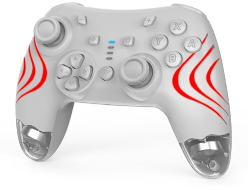 DYONDER Wireless Controller für Switch Lite/OLED, Wireless Switch Pro Controller für Switch 2 (Ohne Aufweck-Funktion) – Ersatz-Gamepad für PC/iOS/Android mit Hall-Effekt Joysticks/RGB/Vibration/Turbo