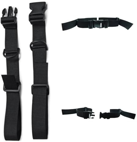 Naisfei 2 correas ajustables para el pecho, mochila para niños, resistente y duradera, mochila escolar correa para el pecho para mochila con cierre rápido, antideslizante, correa para el pecho para