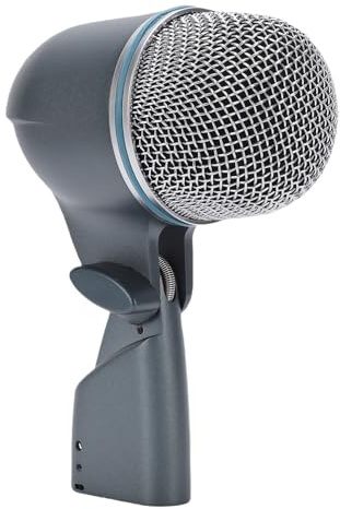 ASHATA Microfono Dinamico retrò, Microfoni per Voce Stile Vintage Classico, Microfono Cardioide, Ruotabile di 180 Gradi, per Performance Dal, Registrazione in Studio, Podcast,