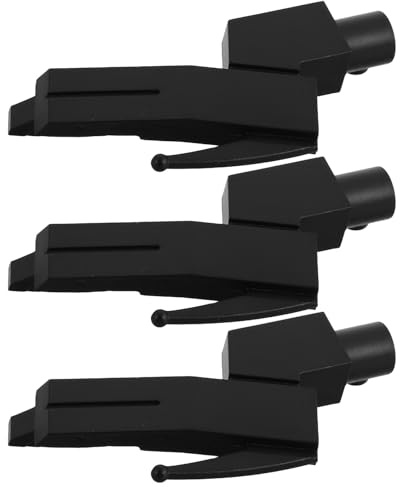 BESPORTBLE Soporte para Cartucho Fonográfico de 3 Piezas para Tocadiscos de Vinilo, Accesorio para Aguja de Vinilo, Soporte Estable y Compatible para Cabezal de Fonógrafo, Adecuado
