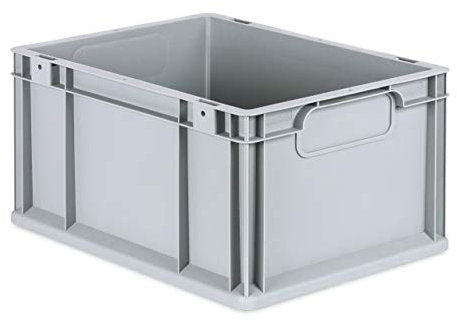 aidB Eurobox NextGen Economy, Griffe geschlossen, 400x300x220mm, 1 St, grau