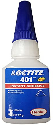 LOCTITE 401 Super Glue Adhesif instantané 20 g pour métal, caoutchouc, céramique, cuir