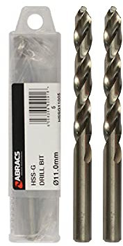 Abracs HSSG060010 HSS-G Drill Bit - Split Point Cutting Head - Increased Drilling Speeds - 6.0mm