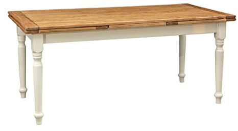 Biscottini Utdragbart matbord 180 x 80 x 90 cm - Utdragbart bord för utomhusbruk och inomhusbruk Made in Italy - Utdragbart matbord i massivt lind