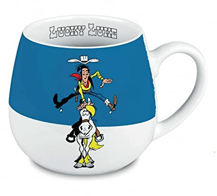 Könitz porslinsmugg Lucky Luke (Jolly Jumper)