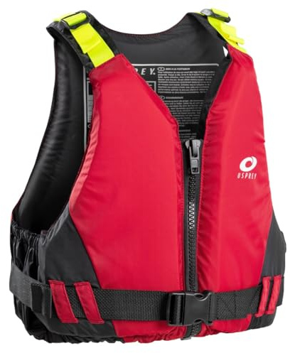 Osprey | Adult Buoyancy Aid 50N, PFD Swim Vest, Waterproof Float Jacket for Watersports, Paddleboarding and Kayaking Red, Multiple Sizes