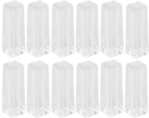 INOOMP Plastic Blind Wand Grip Handles 12Pcs - Easy Install Curtain Rod Accessories for Replacement Tip Handles Compatible with Venetian Blinds No Tools Needed and Lightweight