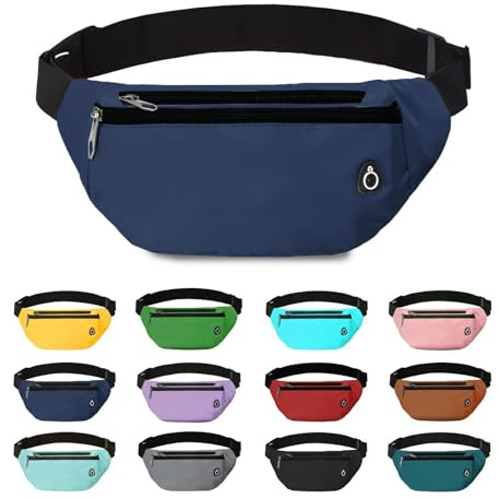Rosoz Sac Banane Homme, Sac Banane Femme Bandoulière, Sac de Doitrine homme Sac Banane Femme Randonnée Accessoires, Cadeau, la Course Le Cyclisme l'extérieur Le Jogging