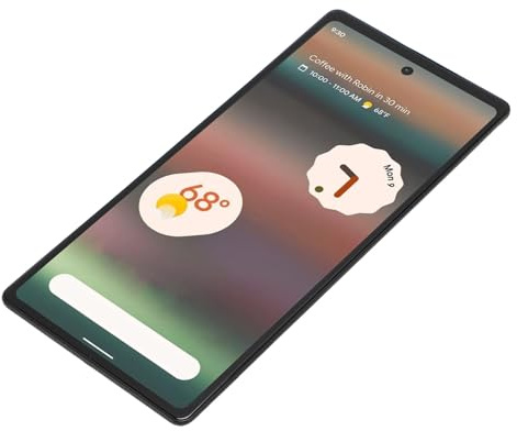 Hidyliu Högkvalitativ 6,1-tums Digitaliseringsenhet för Pekskärm för 6A 5G med Stöd för Fingeravtryck och Reparationssats