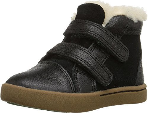 UGG Unisex Kids Rennon Ii Sneaker, Black, 10 UK Child