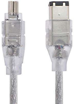 xiwai 1394 6-poliger auf Firewire 400 IEEE 1394 4-poliger iLink-Stecker, Adapterkabel für Kamera und Camcorder