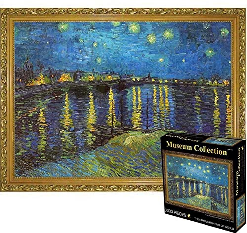 3000 Pieces Puzzles for Adults,Jigsaw Puzzle Entertainment Toys for Adult Birthday Gift Home Decor,Rhone River（45.3 x 32.3 inch)