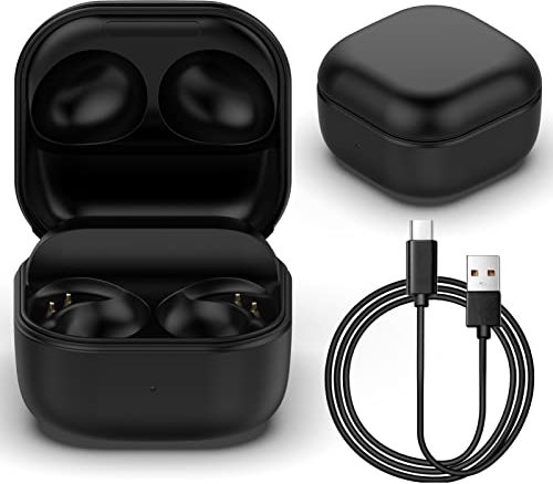 Wired Charging Case Compatible with Samsung Galaxy Buds2 Pro(R510) Only, Replacement Charger Case Dock Station for Galaxy Buds 2 Pro Bluetooth Earbuds (Black)