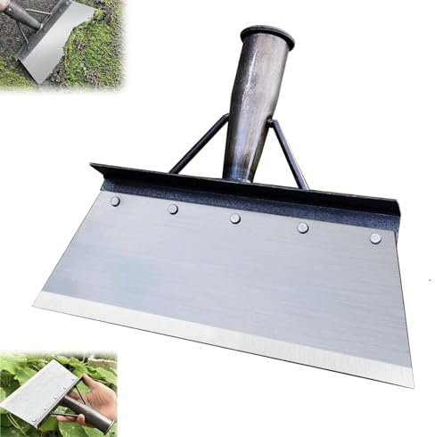 Pala de Limpieza de JardíN Multifuncional, Pala de JardíN Multifuncional, Herramienta de Deshierbe de Acero Al Carbono, Pala de Limpieza Multifuncional Adecuado, Pala Plana de Acero Multifuncional