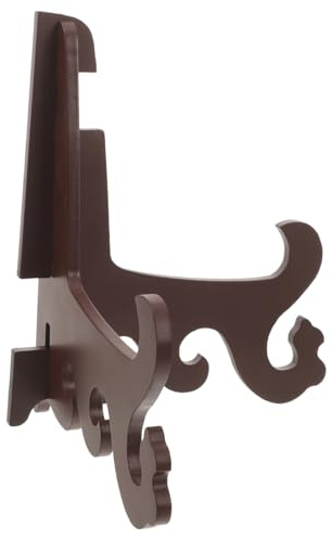 BESPORTBLE Picture Holder Stand Desktop Easel Wood Display Rack Stable Plate Rack