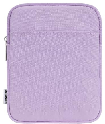 Dadanism 6-7 Inch Universal Padded Sleeve for 7 Colorsoft Signature Edition eReader 2024 and 6 eReader Book, Protective Sleeve Pouch Bag Carrying Case for Kobo E-Reader, Grey Purple