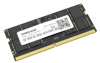 Memoria RAM DDR5 16GB 4800MHz SODIMM para Portátil – Chips Samsung/Hynix/Kingston – CL40 – 1.1V – Compatible con Intel 12/13 Gen y AMD – Nueva Generación