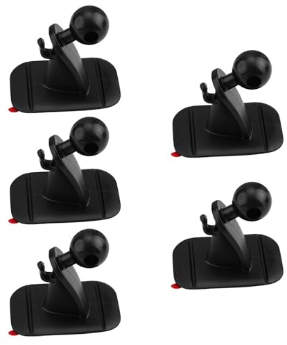 SHENGYIG 5 Soporte Movil Ventosa, 16mm Adaptador Movil Coche, Soporte GPS Coche Negro, Adecuado para Consolas centrales de la mayoría de vehículos, fijación de móviles y escenas de navegación
