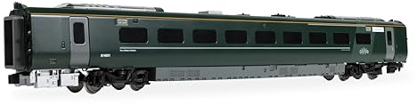 Hornby R40484 Ferrocarril: GWR Clase 800 814001 Motor Composite Railroad Material rodante Vagón de pasajeros Tren Modelo de la era 11 Locomotora