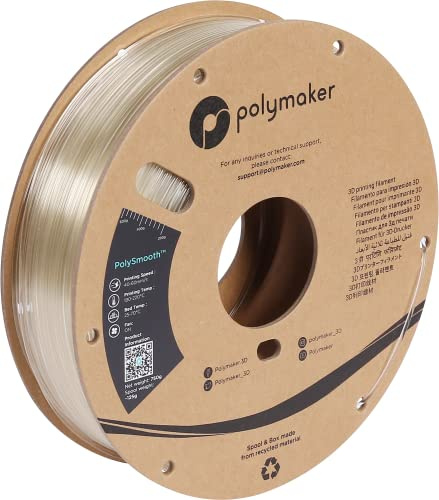Polymaker PJ01011 PolySmooth Filament PVB polierbar 1.75mm 750g Transparent 1St.
