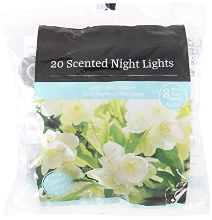PHG Fresh Scented Tealight Candle with 8 Hour Burn Time|Long-Lasting Set | Premium Quality Fancy Home Decoration (Sweet Pea and Jasmine)