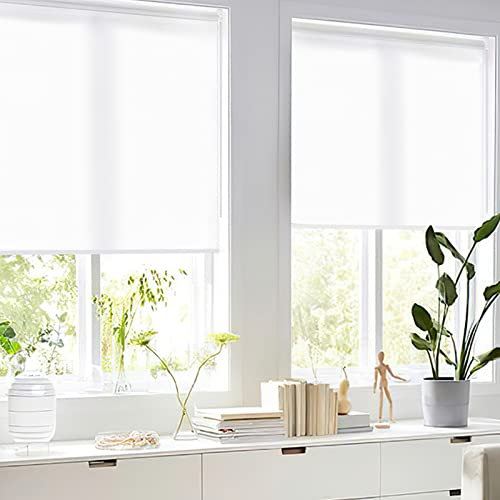 LLPEIJIE026 Tageslicht-Rollo Verdunkelungrollo,Lichtdurchlässiges Rollo,Durchscheinend Sichtschutz,Wasserdicht Anti-UV,Für Wohnzimmer/Schlafzimmer/Küche/Büro,mit Zubehör (W70xH200cm)