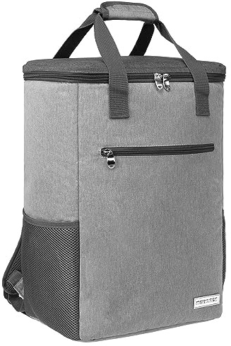 anndora Mochila refrigeradora gris claro 28 litros