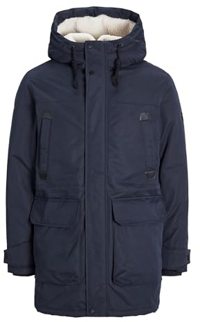 JACK & JONES Parka pour homme, bleu marine, XL