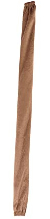 Tygsladdskydd, Kedjeskydd Dammtät Trådflanellduk 60 Cm Längd 5 Cm Bredd med Dragkedja för Skydd, Ljuskronakedja, Hårdvaraduk (Ljusbrun)