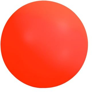 KiBcsLic Pelota de Hockey Calle Balón Esfera Hockey PVC Visibilidad Alta Rueda Suave Adecuada para Partidos Práctica Niños Escuelas Clubes 6.5cm